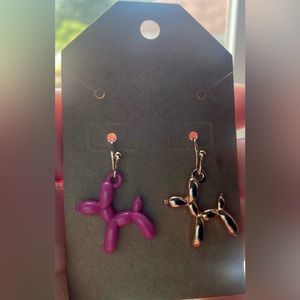 Balloon animal fashion earrings